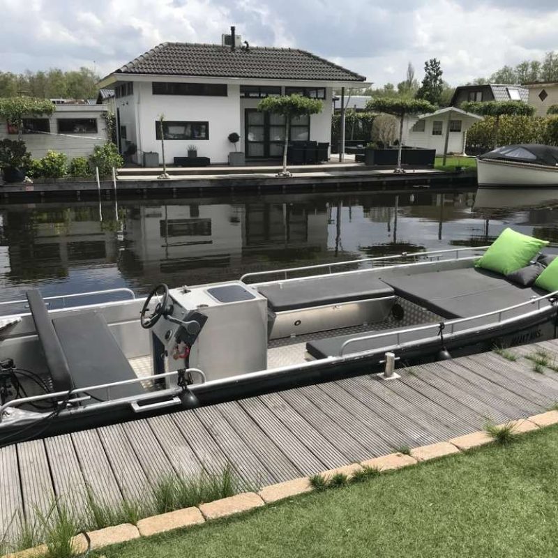 Boot Verhuur Loosdrecht Alu LoungeAlu Loungeboot 1